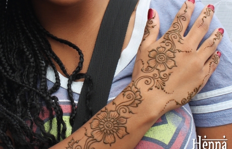 Ten Minute Henna Party Flowers