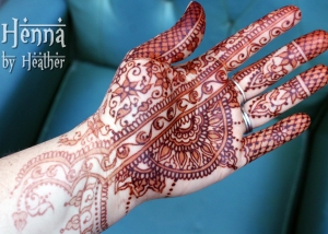 Indo-Persian Henna Design - inspired by Alia Khan's Gulmohar - Henna by Heather