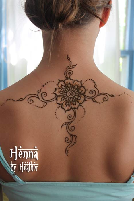 Graduation Party Henna - Back Design