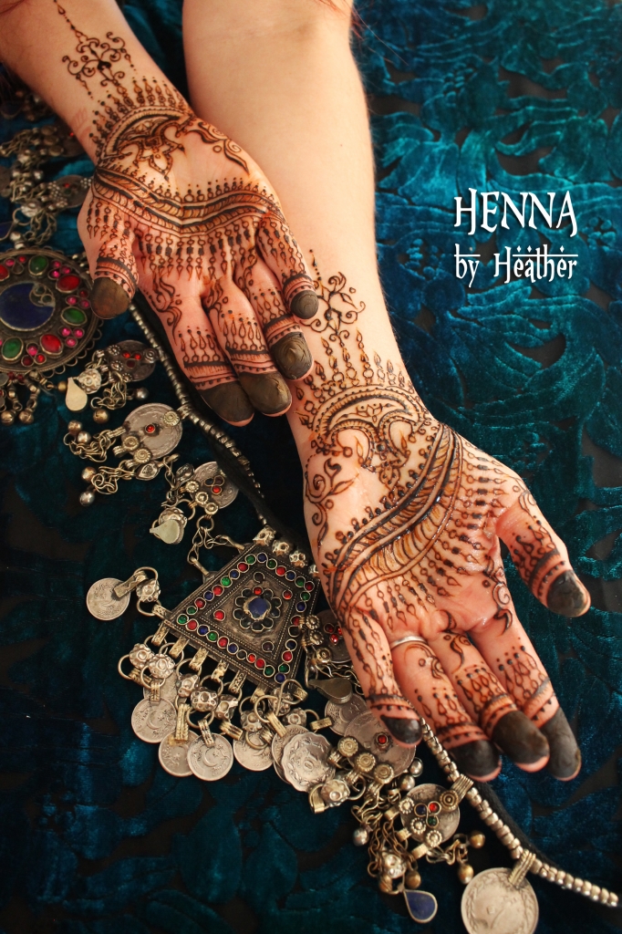 Henna inspired by Tajik Art - Dushanbe - Henna by Heather