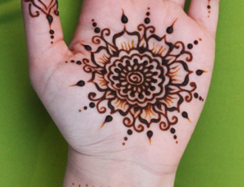 Henna Mandala Flower with Bracelet