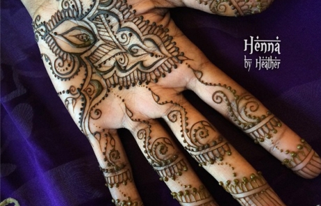 Indo-Persian Fusion Henna Design