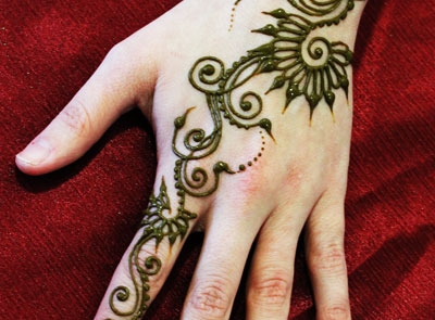 Three Minute Swirly Henna Design