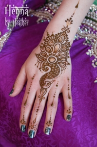 New and Unique Peacock Henna Design Shape