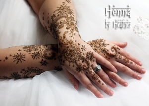 Snowflake Winter Bridal Henna