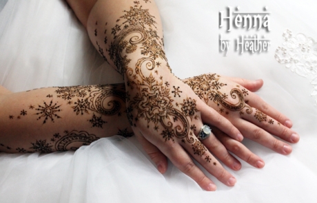 Snowflake Winter Bridal Henna