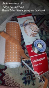 Medical Tape Brand Used for Mauritanian Tape Resist Henna Designs - Leukoplast