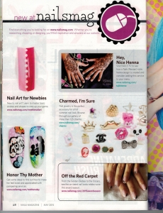 Nails Magazine - featuring Henna by Heather