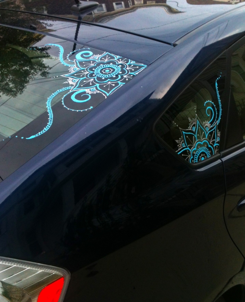 Car Windows - Karyn AlZayer - Henna Inspired