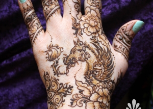 Asian Henna Inspirations - Thai Pegasus - HennaByHeather.com