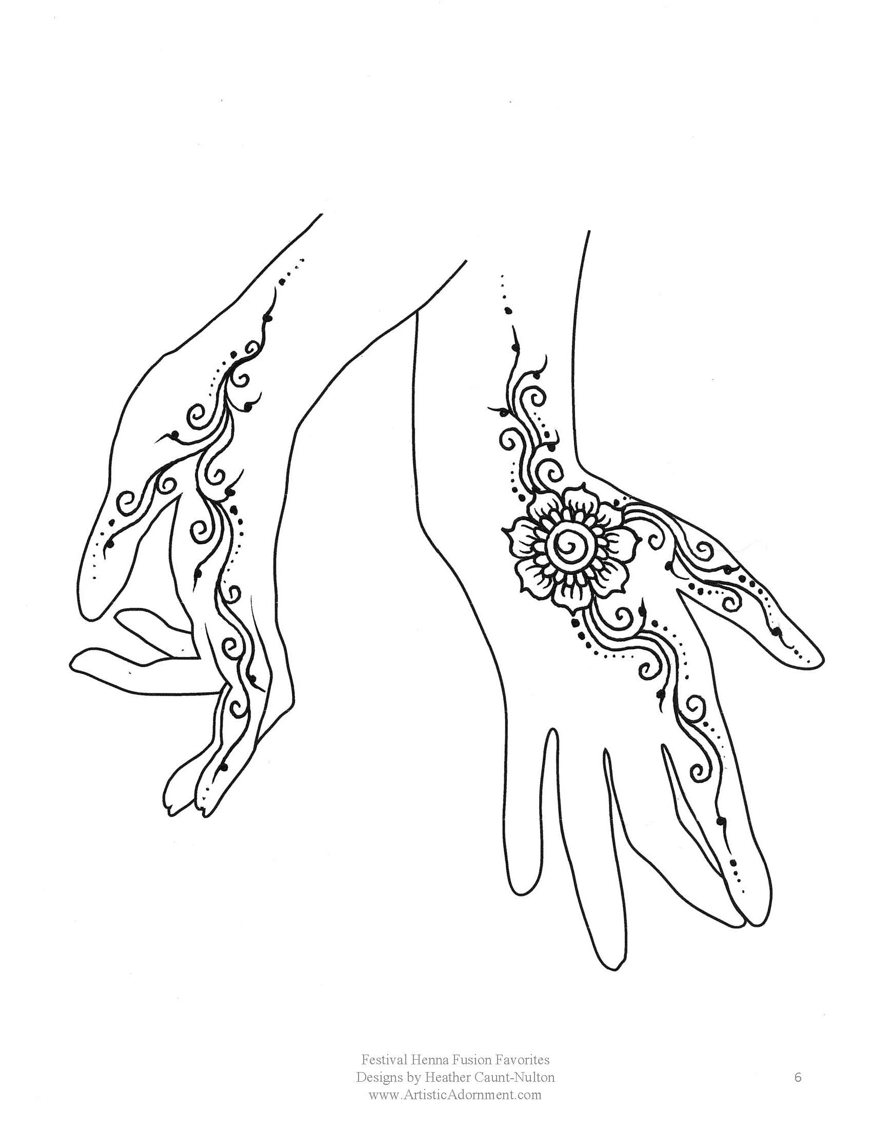 Henna Designs Drawings