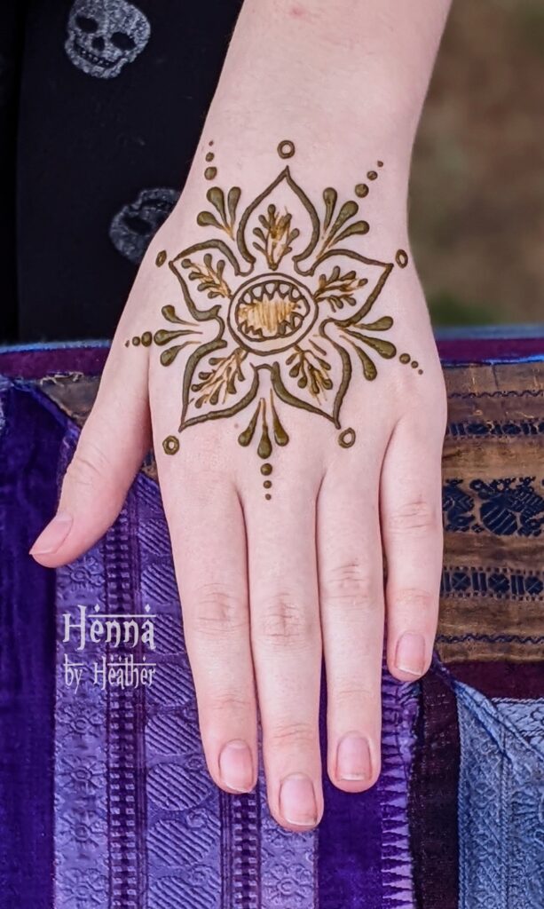 Stranger Things Demogorgon Mandala Monster Henna Horror Retro