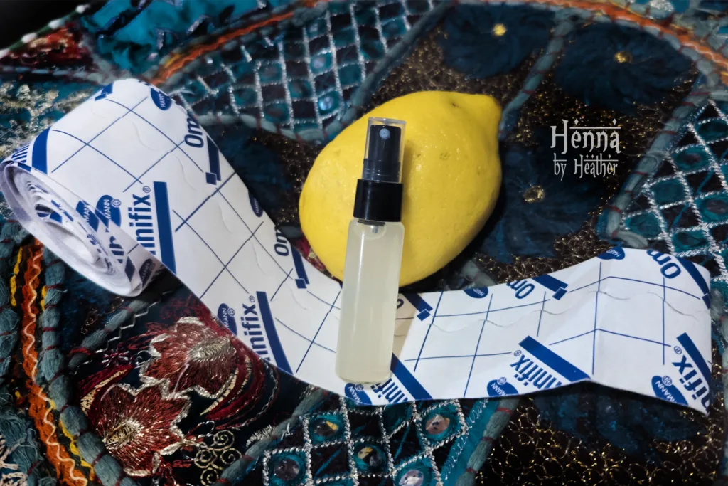 Keeping Henna On - Henna Aftercare Overnight - Tape, Wrap, Lemon Sugar, Heat